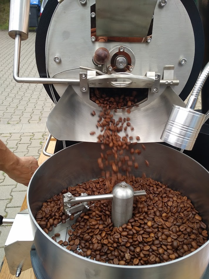 Trommelröster der Reinhardt Kaffeerösterei