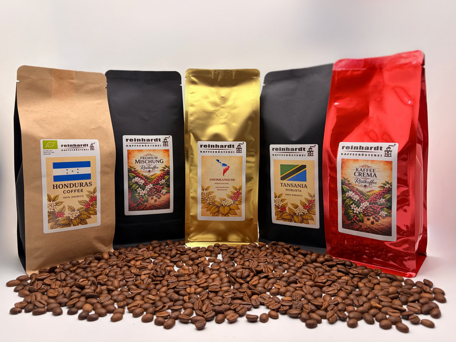 Kaffee-Probierpaket mit 5 Sorten